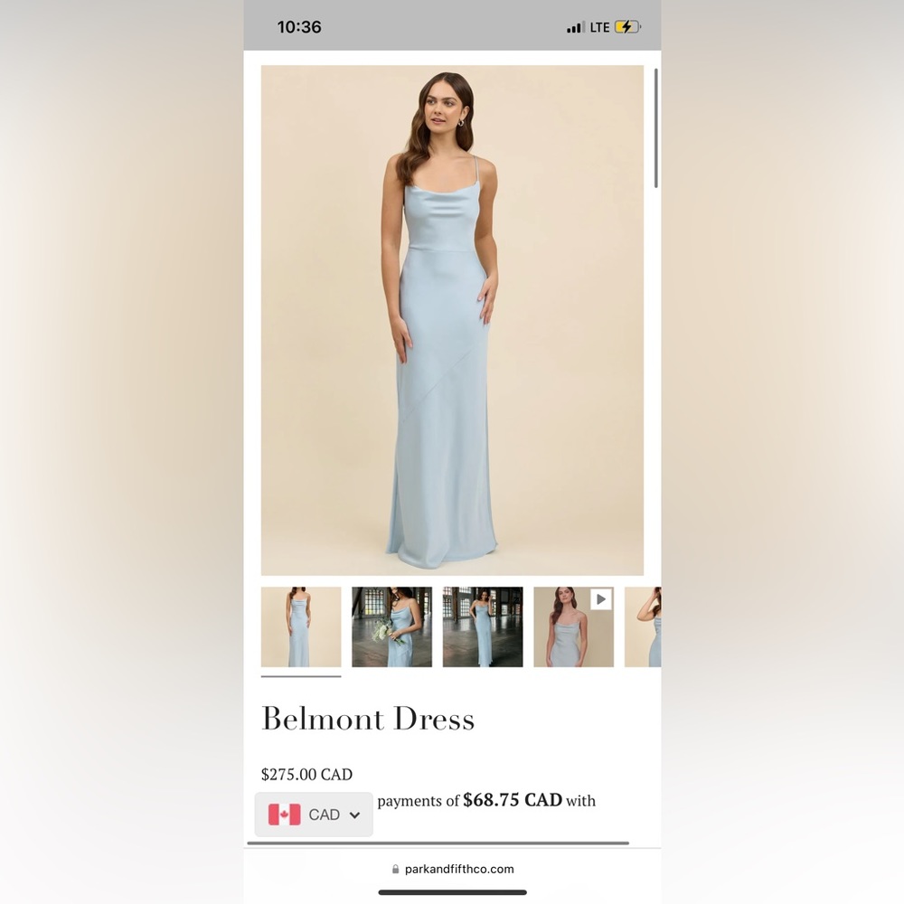Belmont park and fifth dress